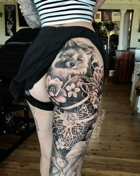 bum cheek tattoo|21 Butt Tattoos For Babes Who Got Back